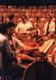 Junto a Plácido Domingo en la grabación  de MERLIN, de Albéniz, 1999. © Foto: Andrés de Gabriel.