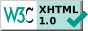 Valid XHTML 1.0 Transitional