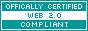officially certified web 2.0 compliant