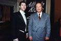 Junto a Alfredo Kraus. IV Concurso Internacional de Canto Alfredo Kraus, Las Palmas de Gran Canaria, 1996. © Foto: Nacho González.